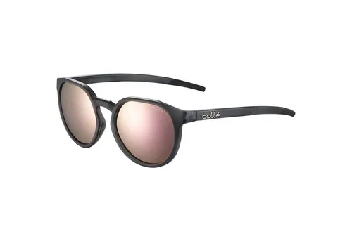 Bollé Merit - Sport-Sonnenbrille, Black Crystal Matte, HD Polarized Brown Pink, Unisex - Sportbrillen mit SLF+ polarisierenden Gläsern für 100 % UV-Schutz und optimalen Kontrast. Flexibler Nylonrahmen und Thermogrip für sicheren Halt auch bei Nässe.