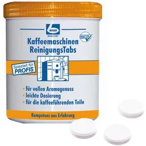 Dr. Becher 150 Kaffeemaschinen ReinigungsTabs - Kaffeezubehör & Espressozubehör – Professionelle Reinigung für Kaffeemaschinen, entfernt effektiv Kaffeeöle und sorgt für vollen Aromagenuss ohne Geschmacksbeeinträchtigungen.