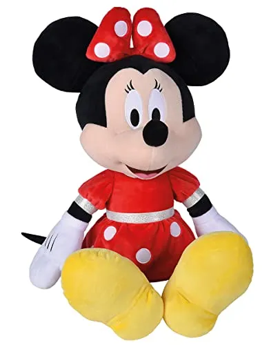 Disney MM Ref. Core Minnie rot, 60cm - Plüschspielzeug mit einer Größe von 60cm, perfekt für Kinder und Sammler, sorgt für Spaß und Freude.