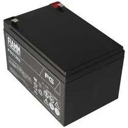 Fiamm FG21202 Akku 12Ah mit 6,3mm Steckkontakten - Wartungsfreier Blei-Gel Akku mit hoher Leistungsdichte und geringer Selbstentladung, ideal für vielseitige Anwendungen und zuverlässigen Betrieb in jeder Lage.