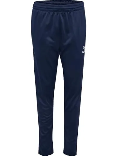 hummel Uni_Kids Hmlessential Training Kids Sweatpants, Marine, 116 EU - Trainingshosen für Kinder, bequem und ideal für aktives Spielen und Training.