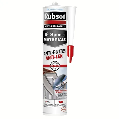 Rubson Dichtstoff Transparent 280 ml wasserfest für Fugen innen außen