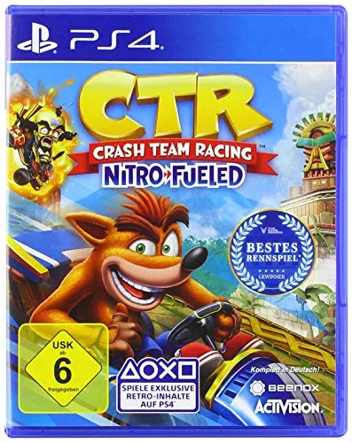 Crash Team Racing Nitro Fueled - PS4 [EU Version] - Rasante Kart-Rennaction für PS4! Erlebe das originale CTR-Feeling neu gemastert mit zusätzlichen Karts, Strecken und packenden Online-Rennen gegen Freunde.
