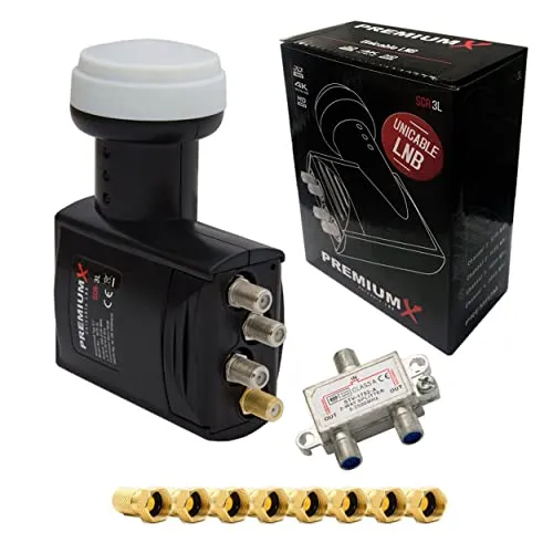 Premium X SCR-3L Unicable LNB für 4 Teilnehmer von PremiumX