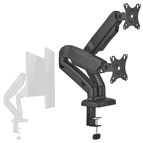 Xantron ECO-MA-2D Dual Monitorhalterung - Ergonomische Monitor-Halterung für 17-32