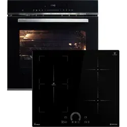 Autarkes Herdset: 60cm Einbaubackofen EB8017ED & 59cm Induktionskochfeld IH85901FZ