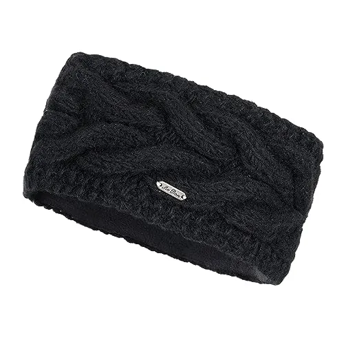 McRon Damen Gestricktes Stirnband Kathrine Schwarz 9511 in schwarz von McRon