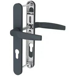 MS Beschläge Türdrücker 72mm Schmalrahmengarnitur Anthrazit Drücker/Drücker TS 55-70mm