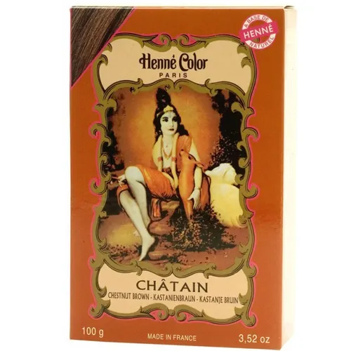 Henné Color Kastanienbraun Henna Pulver   100 g