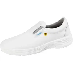 Abeba Sicherheitsschuhe X-Light 7131032, S2 ESD, Halbschuhe, Unisex, Echt Leder, weiß, Gr. 36