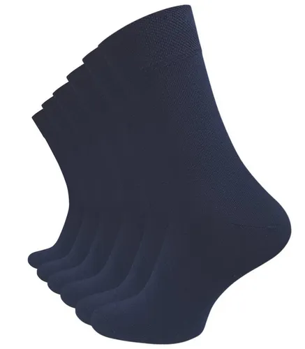 Cotton Prime® Socken ohne Gummibund (6-Paar) weiche Baumwollqualität