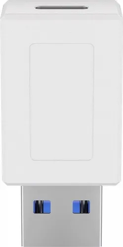 USB-C 3.0 Adapter, C Buchse - A Stecker, weiß