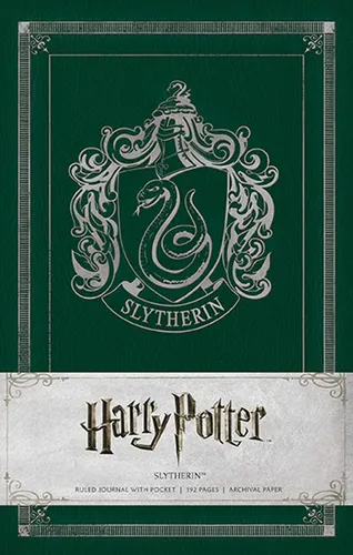Harry Potter Slytherin Hardcover Ruled Journal, 