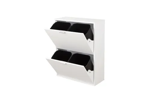 Happy Home Mülleimerschrank mit 4 Abfalleimer