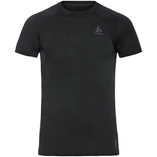 Odlo Herren T-Shirt PERFORMANCE COOL Schwarz M - Funktionsunterwäsche mit Slim Fit, aus atmungsaktivem Material für optimalen Feuchtigkeitstransport und hohen Tragekomfort.