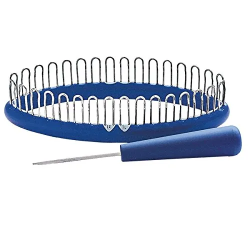 Prym 225162 Strick-Ding L blau - Strickrahmen Größe L für kreative Projekte mit Nadel und Anleitung. Ideal für Socken und Stulpen – einfach zu handhaben und perfekt für Handarbeitsliebhaber.