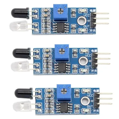 MakerMind 3x IR Infrarot Sensor Hinderniserkennung Abstandssensor kompatibel mit Arduino, Raspberry Pi