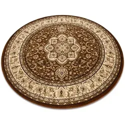 Teppich Royal Adr Kreis Modell 521 Braun Brown Rund 200 Cm