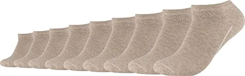 Camano Unisex Sneakersocken 9er Pack 43/46 sand von Camano