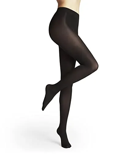 FALKE Damen Strumpfhose Seidenglatt 40 DEN - Halb-blickdichte Feinstrumpfhose für elegante Anlässe; bietet idealen Komfort und bleibt auch nach vielen Wäschen in Form; perfekt für Ballerinas und Pumps.