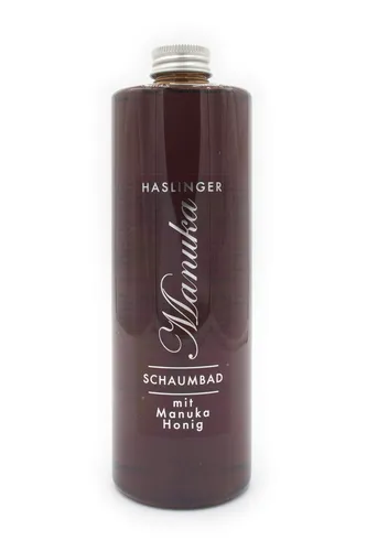 Haslinger Schaumbad Manuka Honig 400 ml – Pflegendes Wellnessbad mit Honig