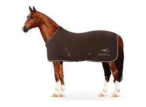 Equinate Abschwitzdecke Arizona aus Polar Fleece, braun, 1,25 m