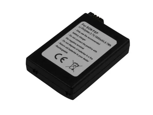 Akku für Sony PSP-1004 3,7V 1800mAh  6,7Wh Li-Ion Schwarz von Generisch / Hersteller ECO