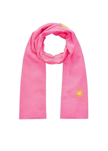 Codello Schal EMBROIDERED SCARF COTTON SUN ALLOVE - Eleganter Schal aus 100% Baumwolle, ideal für stilvolle Akzente. Leicht und vielseitig kombinierbar, perfekt für jeden Anlass.