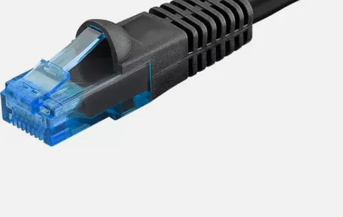CAT 6/6A Outdoor-Patchkabel 75 m, U/UTP schwarz - Ethernet Patchkabel (RJ-45) für zuverlässige Datenübertragung, witterungsbeständig und ideal für Außenanwendungen.