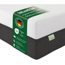 DREAMSTAR Sky Flex Kaltschaummatratze 80x200 cm - Ergonomische 7-Zonen Matratze mit Gelauflage für optimale Druckentlastung und Rücksupport, Öko-Tex zertifiziert und ideal für alle Schlaftypen.