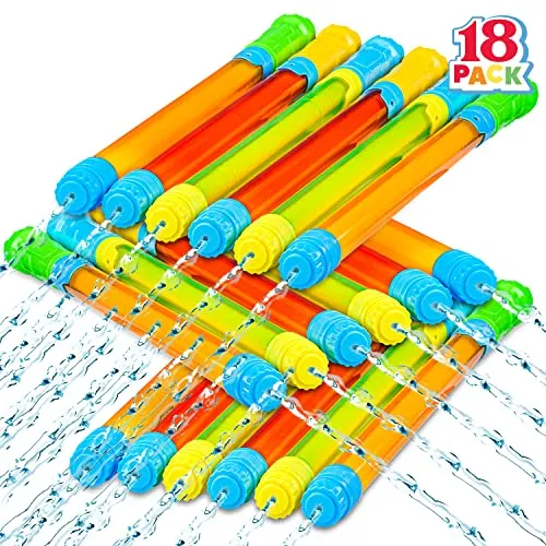 JOYIN 18pcs 42cm Wasserpistole Kinder Super Wasser Blaster Spritzpistole Wasserspritzpistolen für den Sommer im Freien Schwimmbad, Hinterhof, Strand Wasser Spiel Wasser Spielzeuge