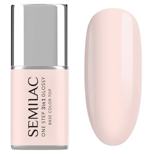Semilac UV-Nagellack 3in1 One Step Glossy S254 Rose Beige 7 ml