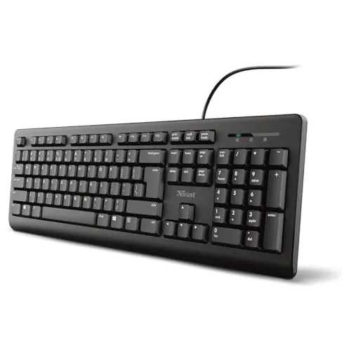 Trust Primo Tastatur, Belgisches AZERTY-Layout