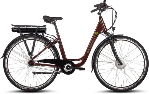 SAXONETTE E-Bike Cityrad City Plus – 7 Gang mit Frontmotor - Das Saxonette City Plus E-Bike vereint einen leistungsstarken 468 Wh Akku mit einer 7-Gang Nabenschaltung. Ideal für dynamische Stadtfahrten, bietet es Sicherheit durch Tektro V-Brakes und eine Rücktrittbremse.