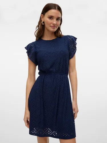 Vero Moda Minikleid VMTASSA SL FRILL SHORT DRESS JRS NOOS von VERO MODA