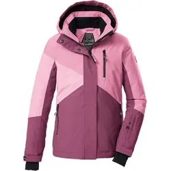 KILLTEC Kinder Funktionsjacke KSW 209 GRLS SKI JCKT - Funktionsjacke für Mädchen mit angesagtem Colourblock Design, wasser- und winddicht, atmungsaktiv und nachhaltig hergestellt.