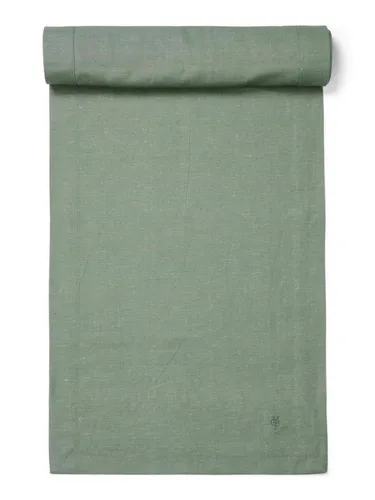 Marc O Polo Tischläufer Akalla Green, 50x250 cm - Tischläufer aus 50% Bio-Baumwolle und 50% Leinen, nachhaltig und natürlich! Ideal für einen urbanen Lebensstil mit hohem Qualitätsanspruch.