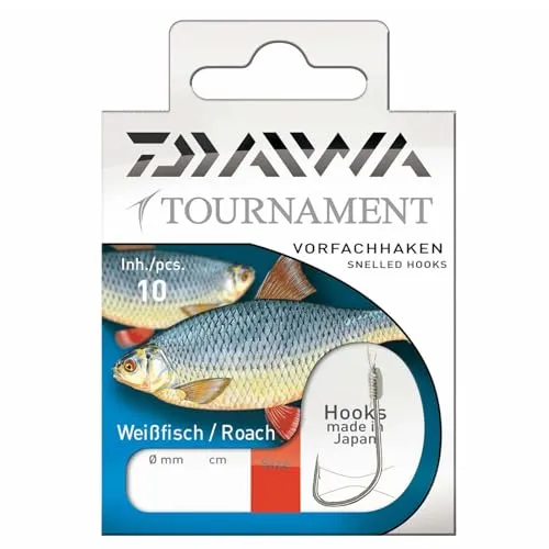 Daiwa Tournament Rotaugenhaken Gr. 12 60cm - Gr.12-0,14mm - 10Stück |