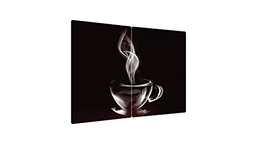 ALLboards Glas Herdabdeckplatte Schneidebrett 2er Set von ALLboards
