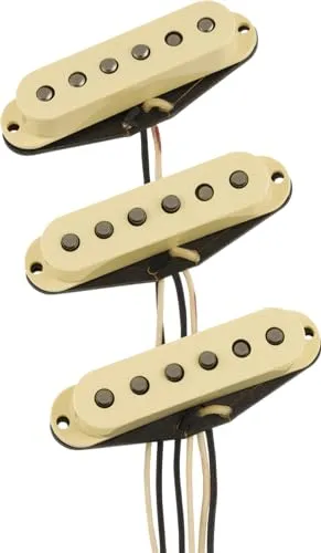 Fender Pure Vintage '57 Stratocaster Pickup Set - Gitarren- & Bass-Zubehör mit Formvar-Magnetdraht für hellen, klaren Ton und Alnico 5 Magneten für optimierte Dynamik und Fokus.