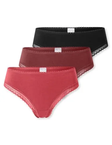 Schiesser String Modern Multipacks (3er Pack) - Funktionsunterwäsche aus atmungsaktiver Baumwollmischung mit elastischem Bund für optimalen Komfort und Passform.