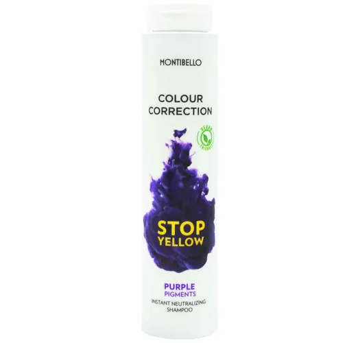 Montibello Stop Yellow Shampoo 300ml - neutralisiert Gelbstich für blondes Haar