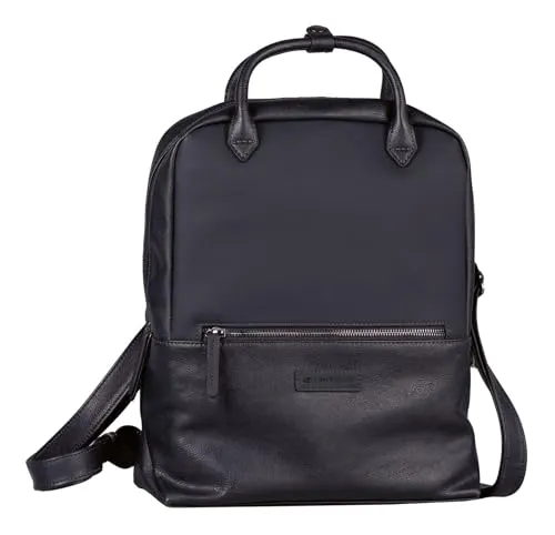 TOM TAILOR Gia Damen Rucksack, 13 L Blau - Damen-Rucksackhandtaschen mit 13 L Volumen, ausgestattet mit flexiblem Tragekomfort und klassischem Look aus weichen Materialien. Ideal für lässige Anlässe!