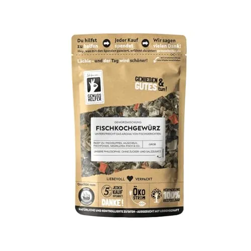Bremer Gewürzhandel Fischkochgewürz, grob, Gewürzmischung für leckere Fischsuppe, zum Kochen und Grillen, 100g