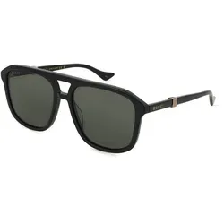 Gucci Sonnenbrille GG1494S 001 Schwarz Grau Unisex - Elegante Pilot-Sonnenbrille aus Acetat mit UV400-Schutz. Ideal für stilbewusste Träger, die Wert auf Qualität und Design legen.