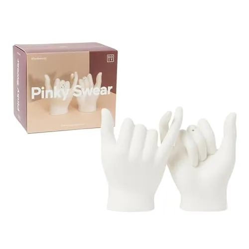 DOIY Pinky-Swear Salz- und Pfeffermühle - Küchenhelfer mit einzigartigem Pinky-Swear-Design, sorgt für frische Gewürze und verleiht deinen Gerichten Eleganz und Geschmack.