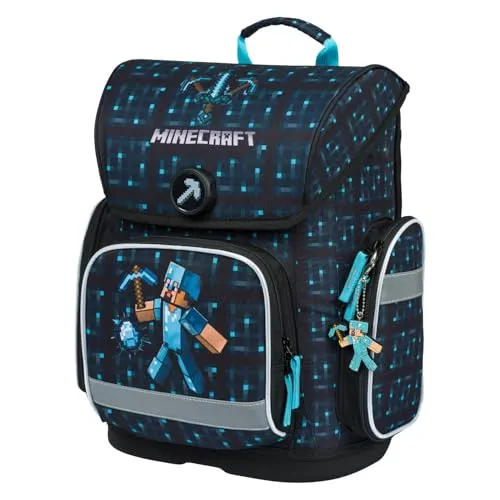 BAAGL Schultasche Ergo Minecraft Blue Axe