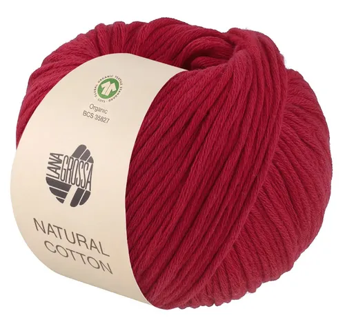 LANA GROSSA NATURAL COTTON Häkelwolle, 80 m (Bio-Baumwollgarn in Millefili-Zwirnung), 50 g