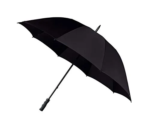 Impliva Falcone Regenschirm, 130 cm, Schwarz