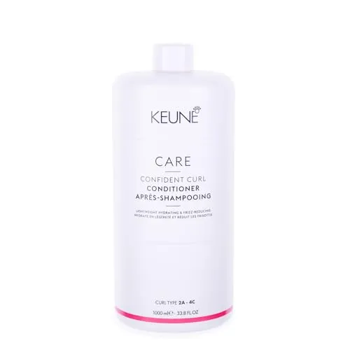 Keune Care Line Confident Conditioner 1000ml - Feuchtigkeit für lockiges Haar - Haarspülungen, nährstoffreiche Formel für geschmeidige, gut hydratisierte Locken. Ideal für die tägliche Anwendung zur Verbesserung der Haarstruktur.